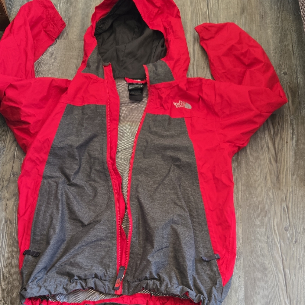 The North Face Kids Red and Gray Jacket 10/12